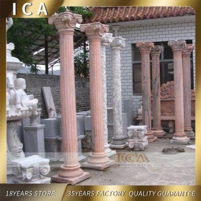 Marble Column Factory Direct Wholesale Hand Carved Natural Marble Columns