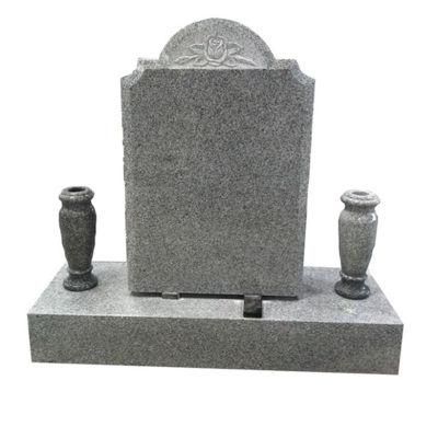 Upright Style Headstone with Vase Manufacturers