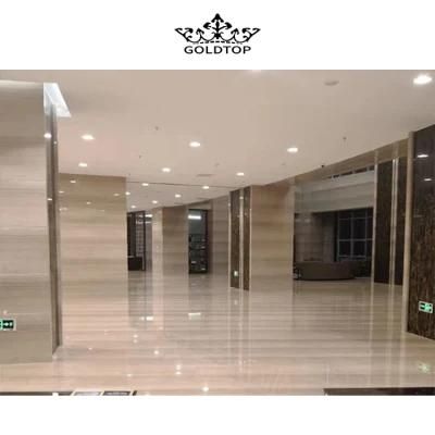 Beige Wooden Grain/Wood Texture Italy Natural Marble Serpenggiante Slab Tile