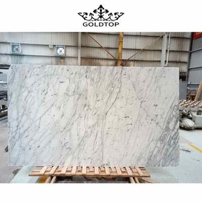 Best Price Snow White Natural Stone Slabs Statuario Marble Slab for Floor