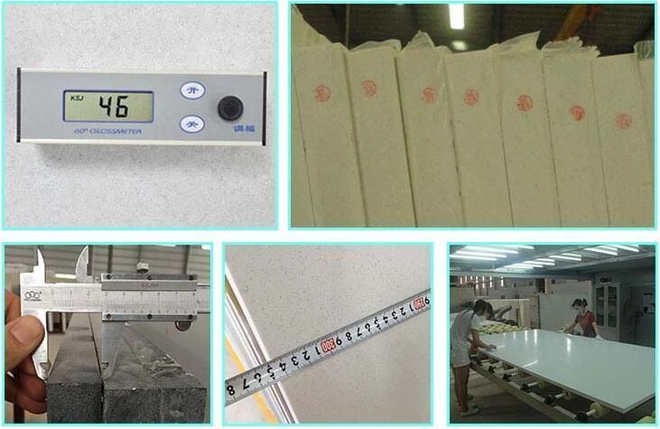 2cm Crystal White Calacatta Quartz Slab in Stock