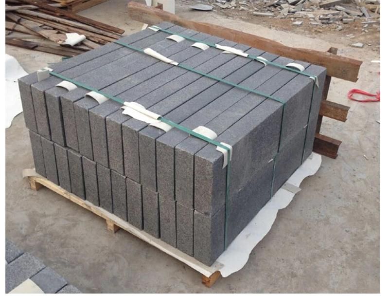 China Honed/Bushhammered Hainan Dark Basalt/Grey Basalt/Black Basalt Paving