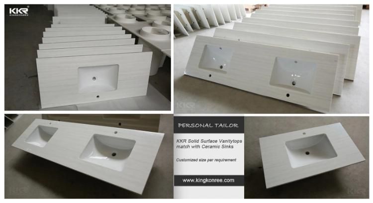Bathroom Marble Like Vanity Solid Surface Bathroom Vanity Top