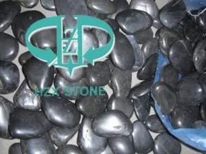Nutural Black Pebblestone for Landscape Construction Project/ Home Decor/Swimming Pool/ Garden/Landscape