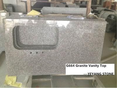 Quality Granite Kitchen Countertops/Vanity/Worktops in Brown/Black/White/Grey Stone Project Wholesale