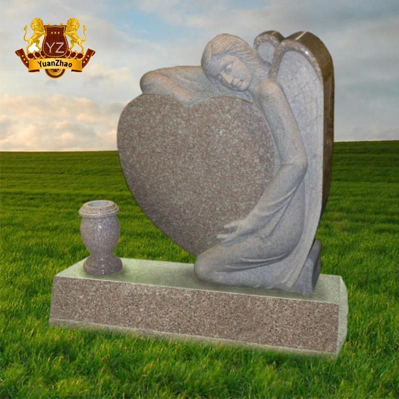 Granite Memorial Restingangel Gravestone Headstone Graveyard Decoration
