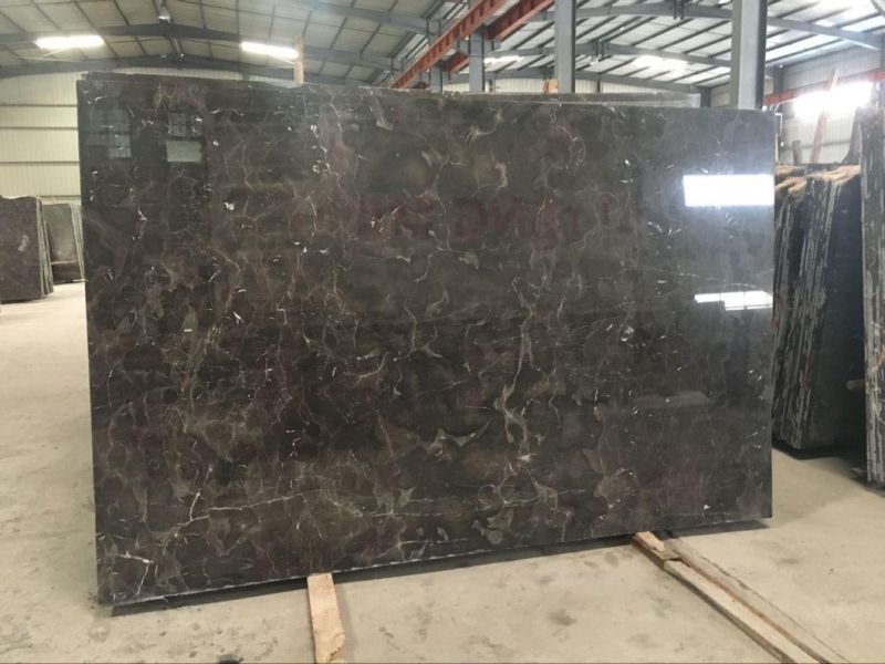 Dark Emparador Marble Slab