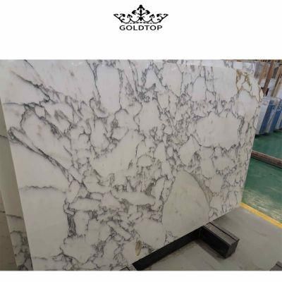 High Performance Arabescato Marble Stone Slabs Black Veins White Marble Slab for Floor Tiles