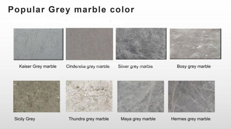 Low Price Marble Tile Kaiser Grey Marble Stone for Floor and Wall