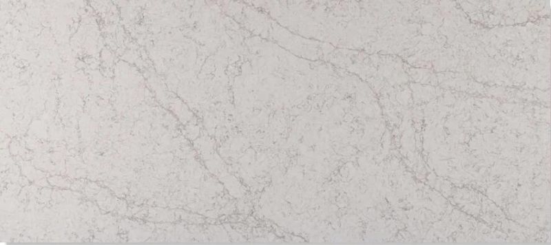 Black Quartz Countertop with White Shallow Grain