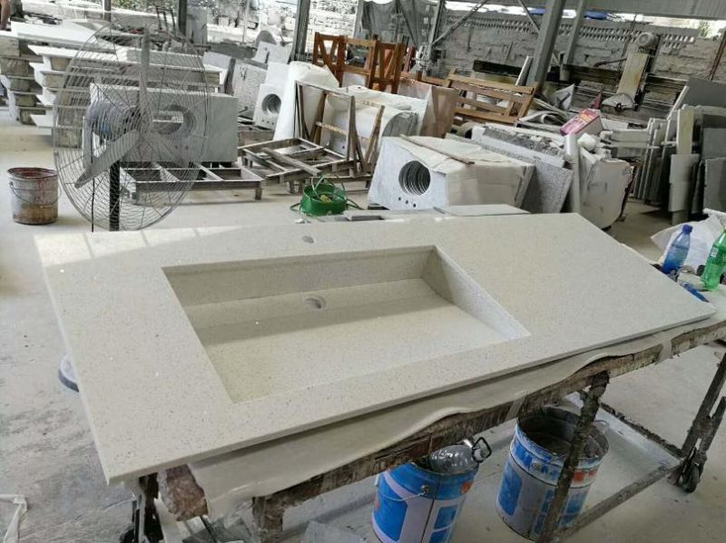 Artifical Marble Quartz for Kitchen Countertop and Bathroom Vanitytop