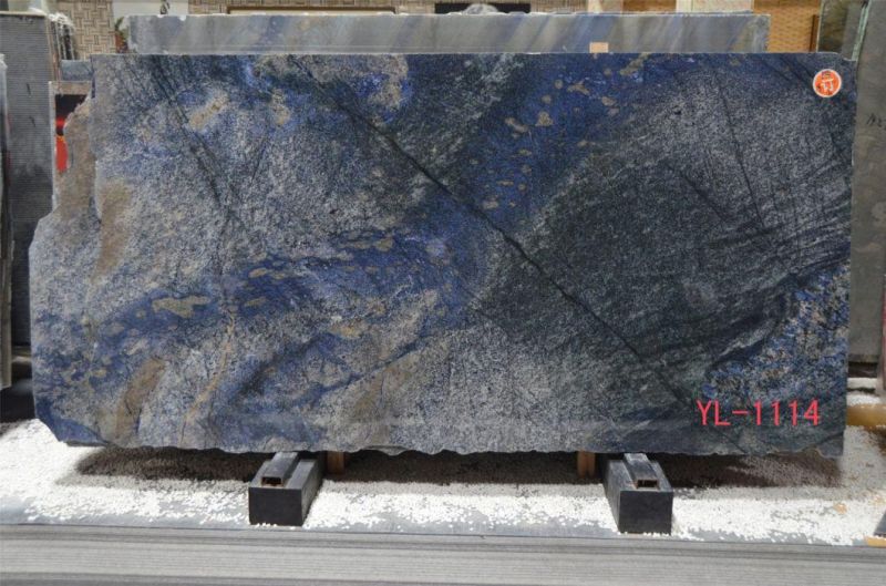 Dream Sapphire Blue Marble Slabs for Flooring Tile, Countertop