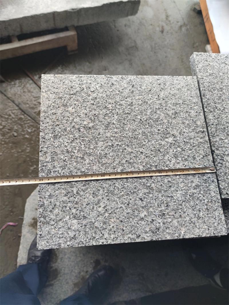 Natural Granite Stone G603 Light Grey Tiles Paving Stone Flamed Surface for Paving