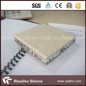 Cream Marfil Marble Composite Tile with Aluminium Honey-Comb Back for Floor