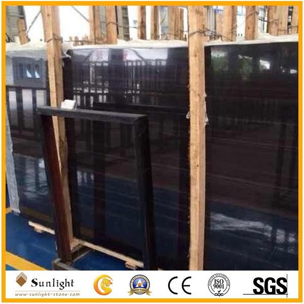 Price Grain Color Texture Stone Slab Imperial Black Wooden Marble, Black Wooden Marble in Slabs