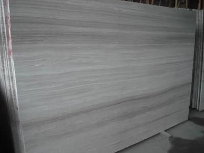 Grey Serpeggainte Wood Vein Marble Timber Fossil Stone Flooring Tiles