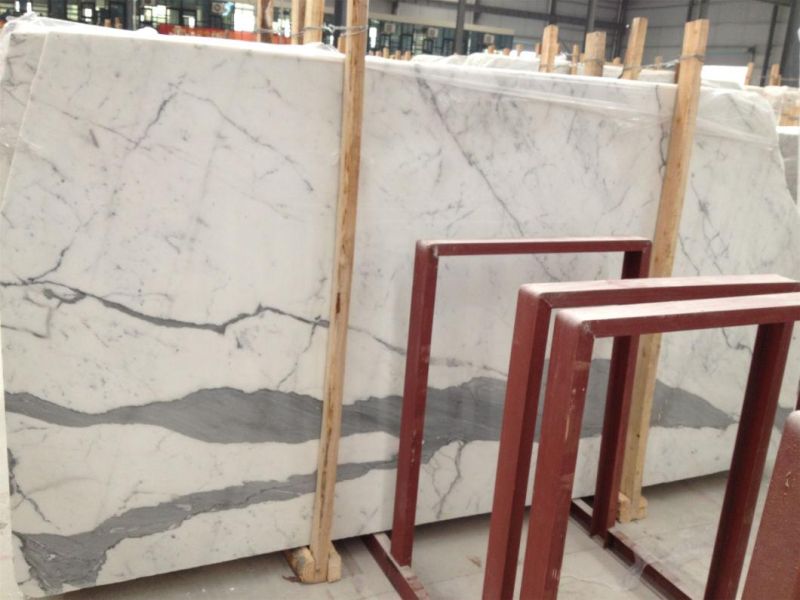 Calaeatta White Stone Marble for Flooring Tiles Slabs Countertops/Worktops/Vanitytops