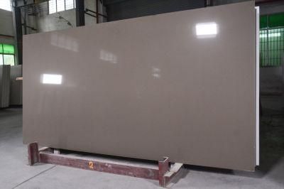 Custom Size Engineered Pure Color Small Grain Quartz Stone Kitchen Countertops