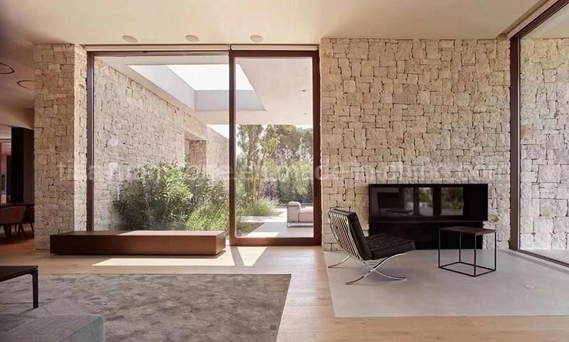 Natural Stone Limestone Wall Cladding Vratza Limestone for Wall Facade and Slabs