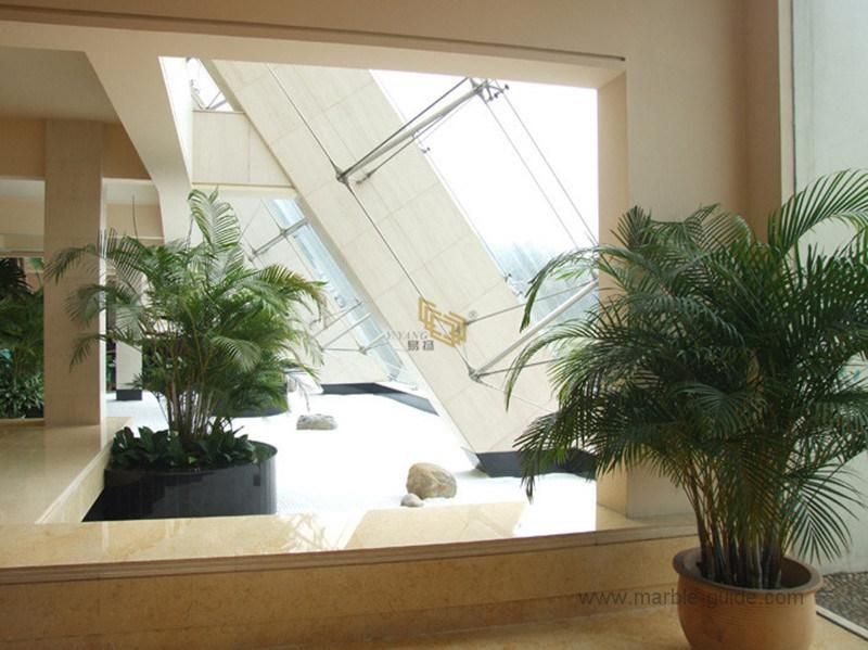 Marble Factory Natural Spanish Gold Marble Tiles for Flooring/Staircase/Column/Hotel/Wall