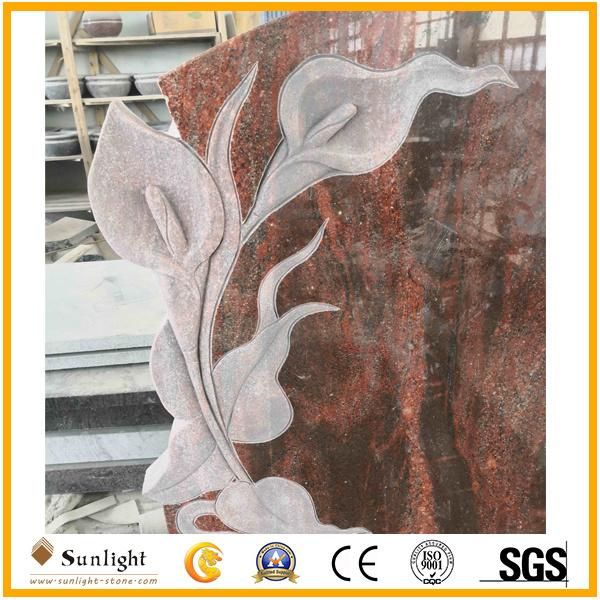 Mausoleum Shanxi Black/Multicolor Red/Olive Green/G623 Granite Europe Monument Tombstones