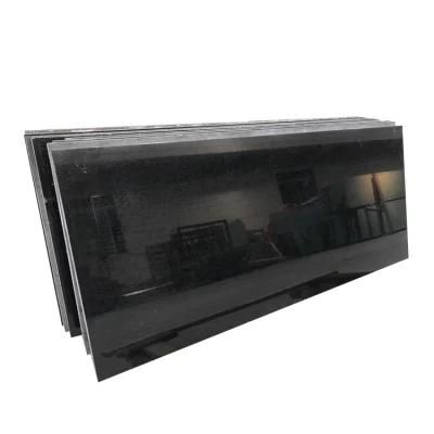 High Quality Black Polished Granite Slabs for Countertops