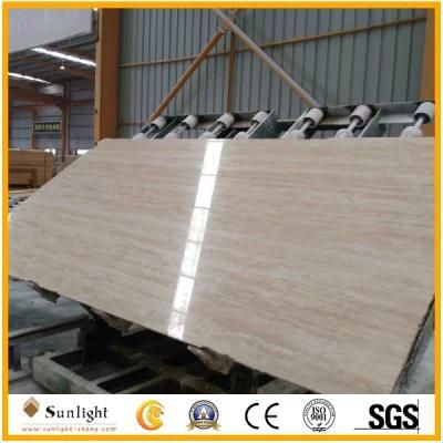 Turkey/Roman Travertine, Cream/Beige/Red/Super White Travertine with Straight Veins/Cross Cut
