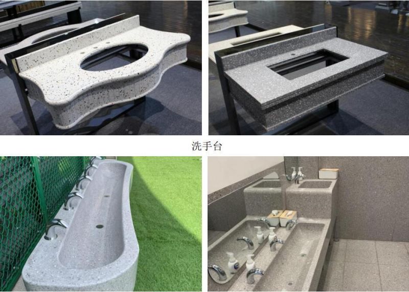 Popular Choice Terrazzo Stone Vanity Top Eco-Friendly Building Material
