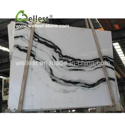 New Coming China Panda White Marble Slabs