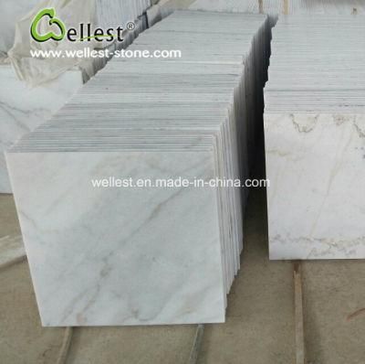 Guangxi White Marble Polished Finish, Marble Tile for Floor and Wall Tile, Interior Decoration