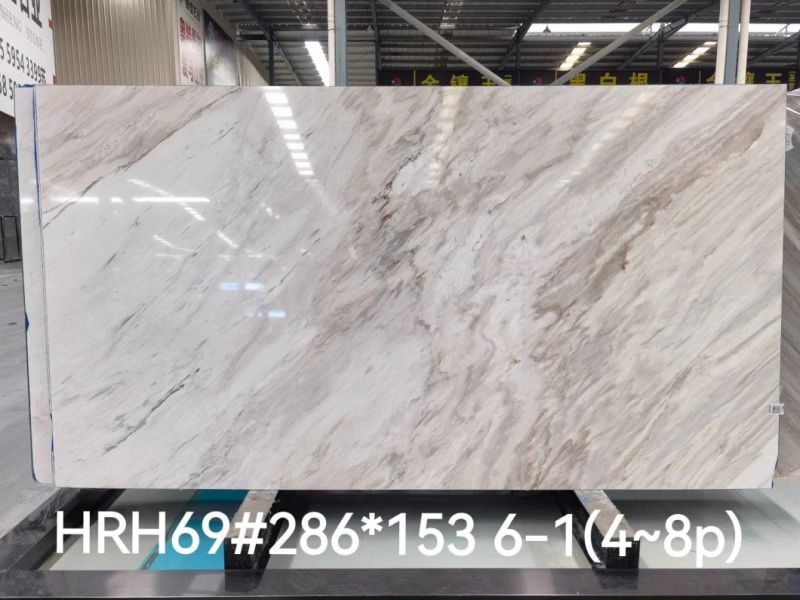 White Marble Palissandro White Wall Cadding Vanity Top Counter Top Background Flooring