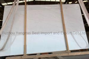 Greece Produce Ariston White Marble Granite Stone Slab Tiles for Countertop Strip Floor Tile Outdoor Wall Cladding