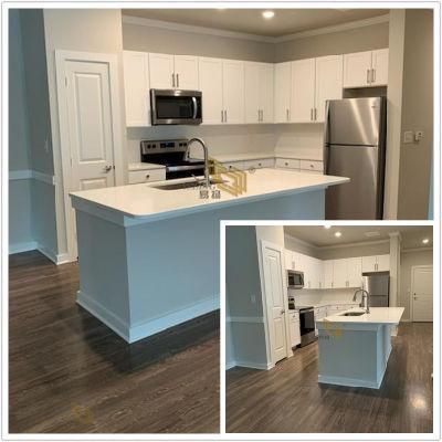 White/Grey/Calacatta Quartz for Kitchen/Bathroom Home decoration Project Engineering