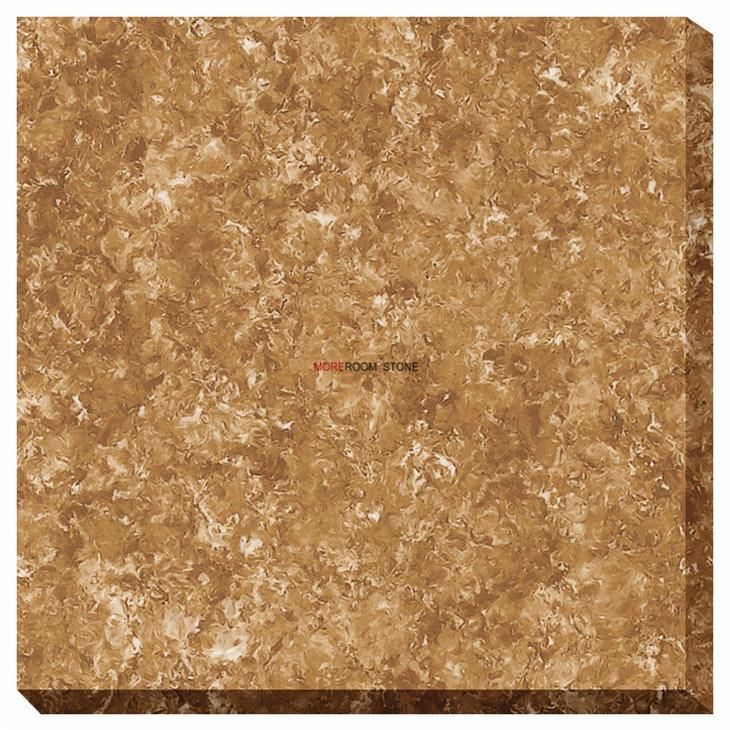 Dark Yellow Quartz Stone for Kitchen Counter Top