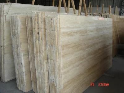 Polished Travertine Slabs Marble Beige Travertine