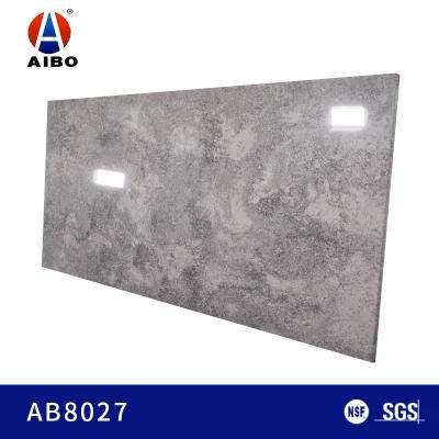 Anti Depigment Artificial Quartz Engineered Stone Vanity Tile
