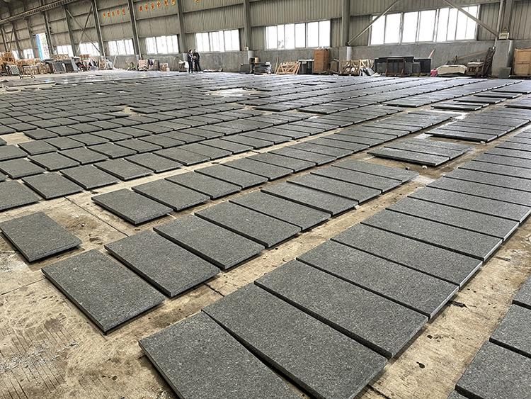 Best Granite Angola Black Polished Tile Color Price