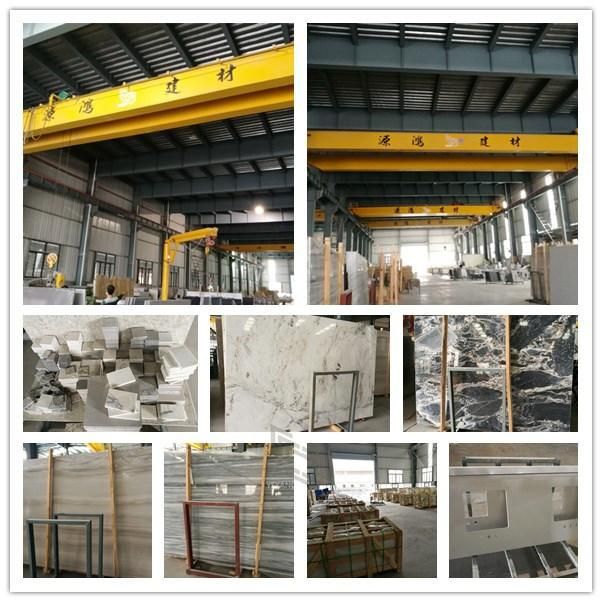 Marble Stone Slab/Tile for Floor Countertop/Vanity/Island/Worktop White/Grey/Black Marble Supplier