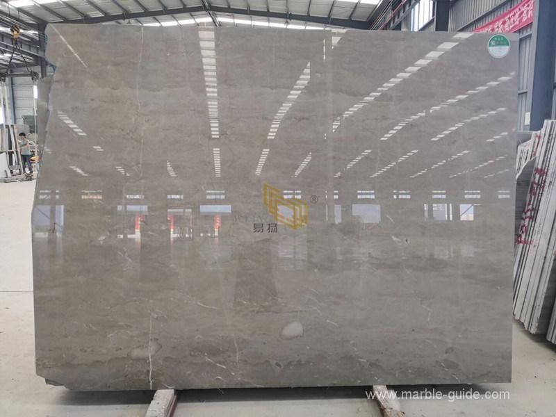 Natural Polished Caesar Grey Marble Slabs Supplier for Flooring/Tiles/Wall/Bathroom/Kitchen/Countertop