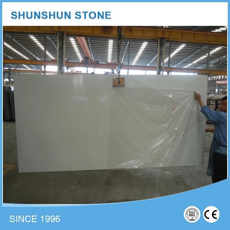 Artificial White Quartz Stone Solid Surface Countertops