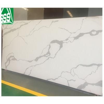 Calacatta White Artificial Quartz Stone Factory Best Seller Countertop Quartz Surface