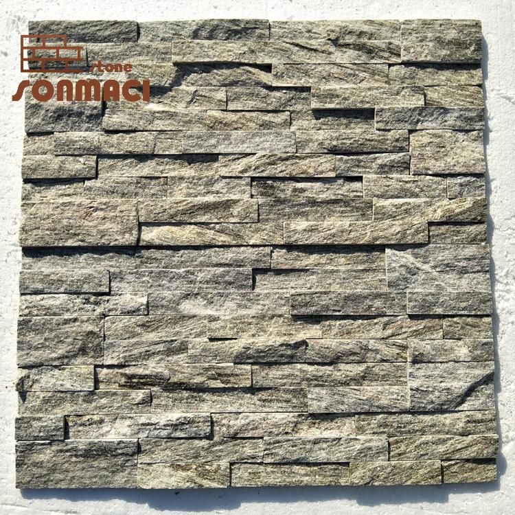 Brown Stone Outside Wall Ledgestone Slate Veneer