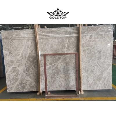 Home Decoration Natural Stone Polished/Honed Surface Floor/Wall Tile Aurora Borealis Grey Marble for Home