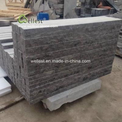 Exterior Spllit Face Bluestone Wall Stone, Blue Limestone Wall Strip Tile