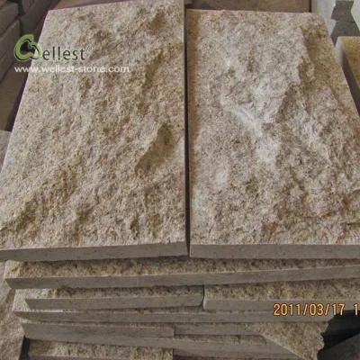 Yellow Beige Mushroomed Facade Panel Wall Tile Wall Covering Granite G350 Villar Gate