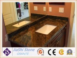 Absolute Black Granite Vanity Top, Lower Price Countertop for Bathroom