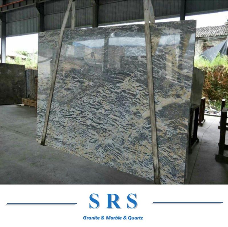Polished Perth Blue Grey Marble for Flooring/Countertop/Walling