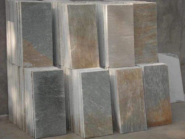 Natural Stone Cheap Rusty Slate Tiles for Flooring
