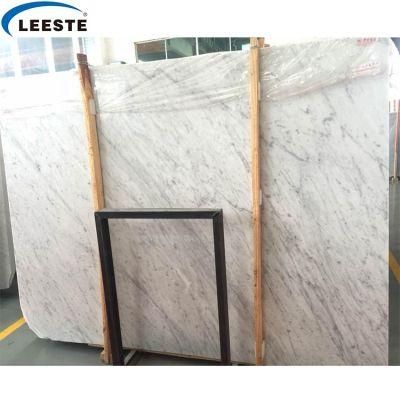 Quarry Direct Supply Italian White Marble Bianco Carrara Marble Slab Tile for Interior Decoration