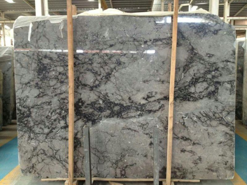 Popular Natural Essence Grey Marble Slab and Tile for Hotel Wall Floor Decorate